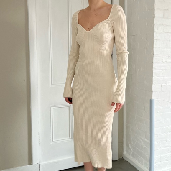 H&M Ribbed Midi Dress - Picture 8 of 9